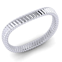 Karikagyűrű - bordázott 2