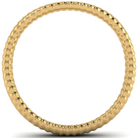 Karikagyűrű - bordázott 2