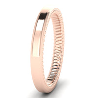 Karikagyűrű - belül bordázott