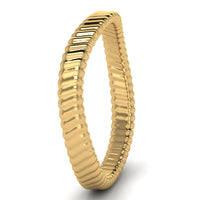 Karikagyűrű - bordázott 2