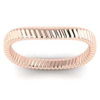 Karikagyűrű - bordázott 2