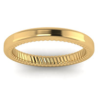 Karikagyűrű - belül bordázott