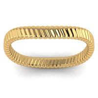 Karikagyűrű - bordázott 2