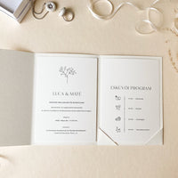 Natur minimal meghívó