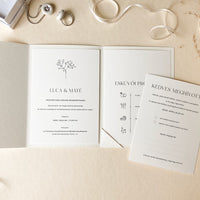 Natur minimal meghívó