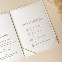 Natur minimal meghívó