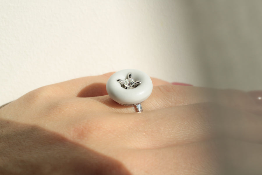 TORUS porcelain ring