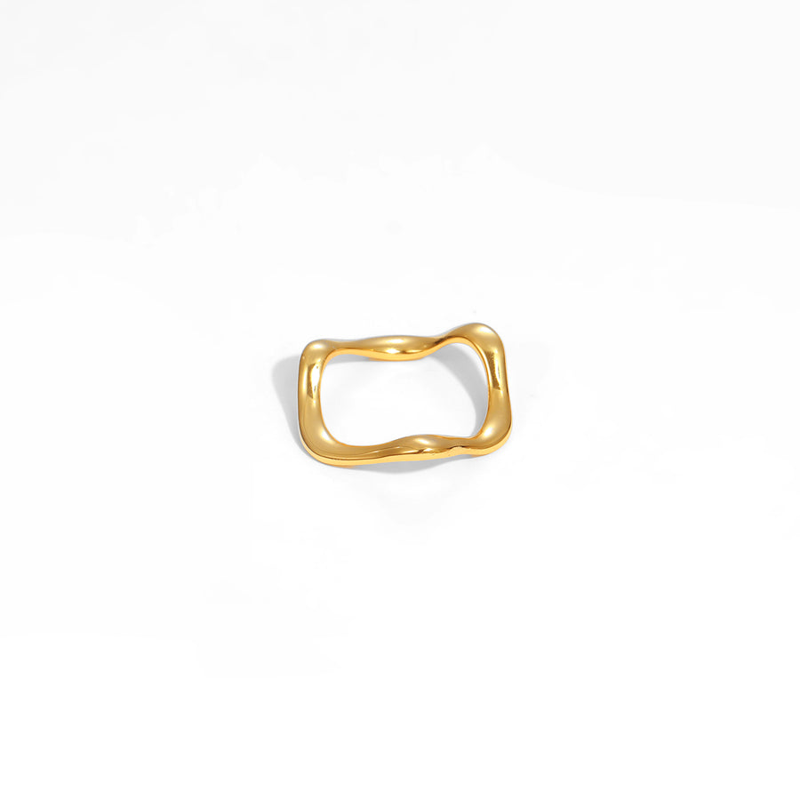 Irregular Wave 925 Sterling Silver Ring