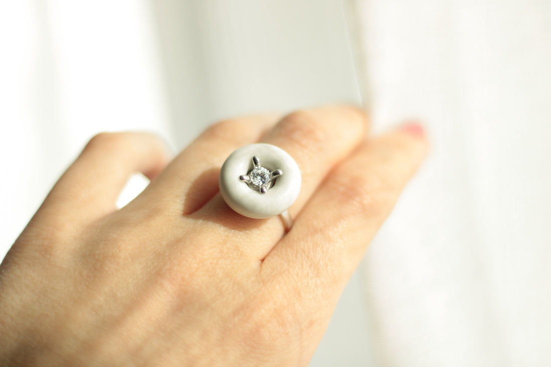 TORUS porcelain ring